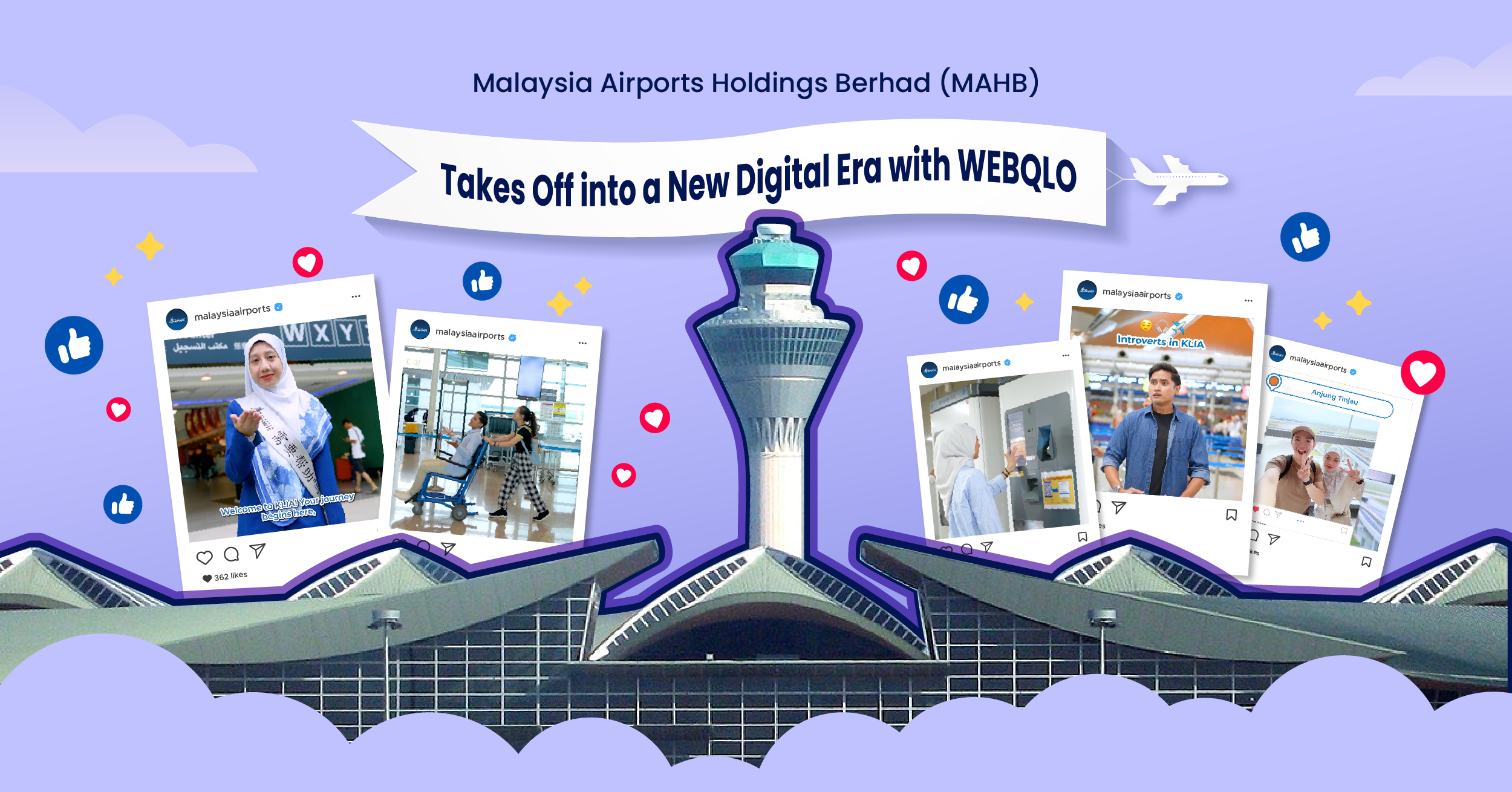 Malaysia Airports Holdings Berhad (MAHB) entering a new digital era with WEBQLO